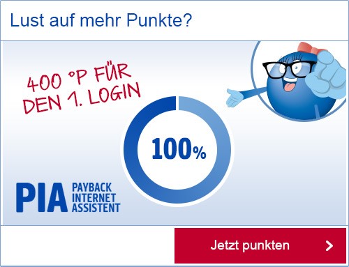 PIA: 400 Extra °P für den ersten Login