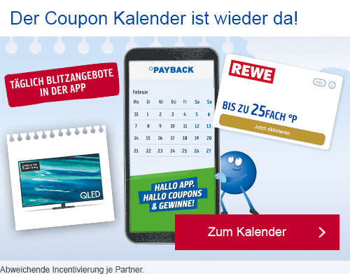 PAYBACK: Coupon-Kalender