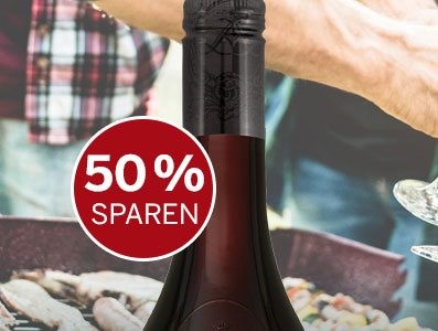 50 % sparen - Genussvoll die Grillaromen abrunden - Lergenmüller Merlot TEVERA 2020