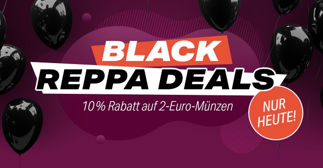 Black Reppa Deals: 10 % Rabatt auf 2-Euro-Münzen