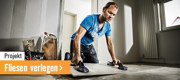 Projekt Fliesen verlegen