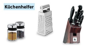 Küchenhelfer für jeden Tag! - Messer, Besteck,Vorratsbehälter uvm.