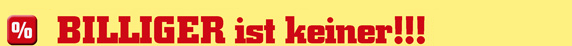 Billiger ist keiner