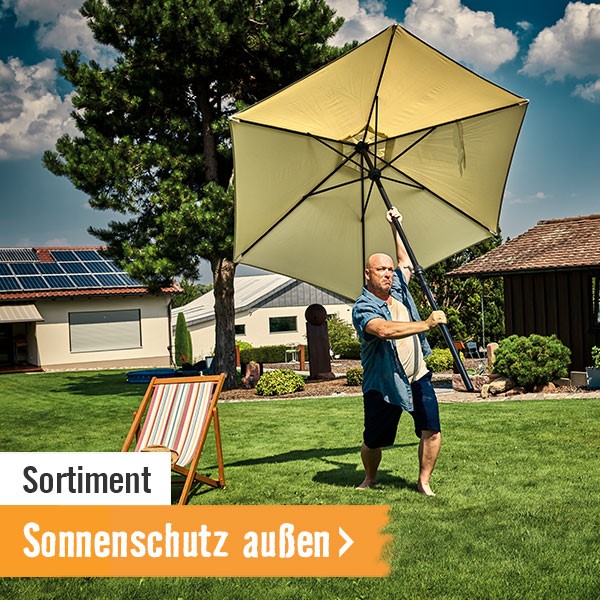 Sortiment Sonnenschutz
