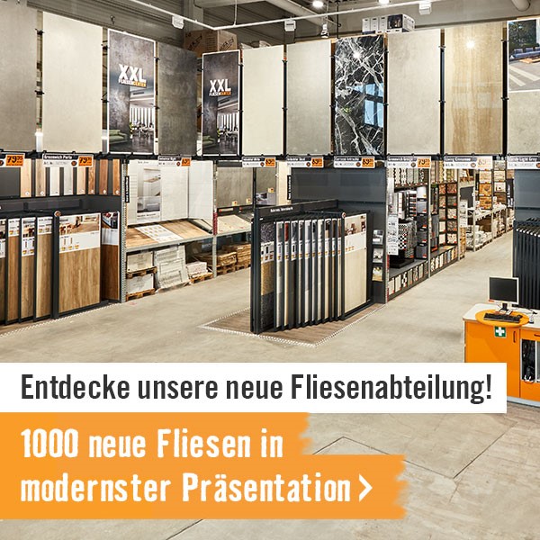 Neue Fliesenabteilung