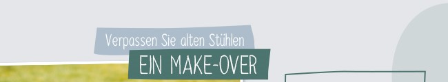 Verpassen Sie alten Stühlen ein Make-Over