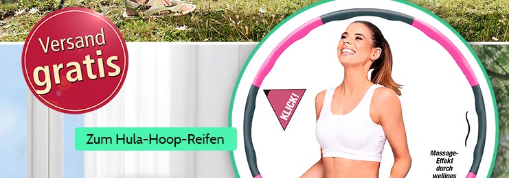Zum Hula-Hoop-Reifen