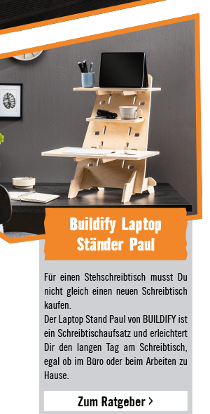 Buildify Laptop Ständer Paul 610x800x723 mm (LxBxH)