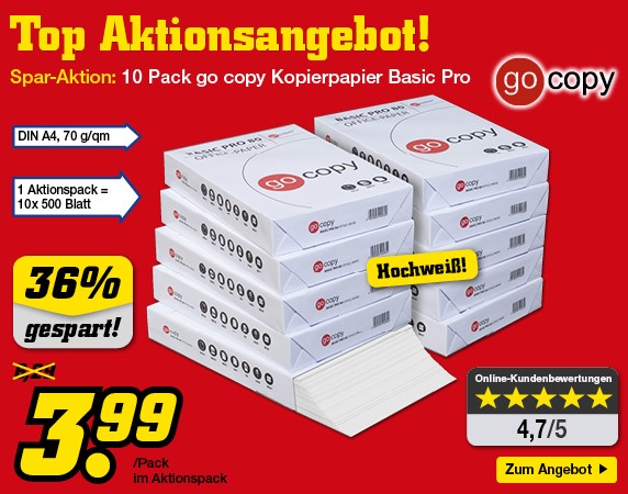 10er Sparpack Kopierpapier