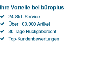 Ihre Vorteile: 24-Std.-Service, über 100.000 Artikel, 30 Tage Rückgaberecht, Top-Kundenbewertungen