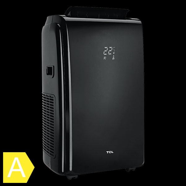 Mobiles Klimagerät TAC-12CPA/K-BLACK 11000 BTU schwarz mit Fernbedienung + Abluftschlauch lokales Klimagerät