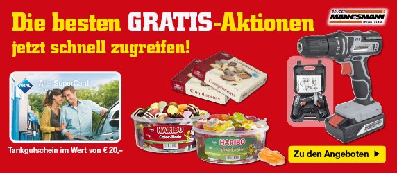 Die besten Gratis-Aktionen