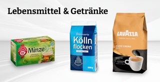 Lebensmittel und Getränke - Kaffee, Süßigkeiten und mehr