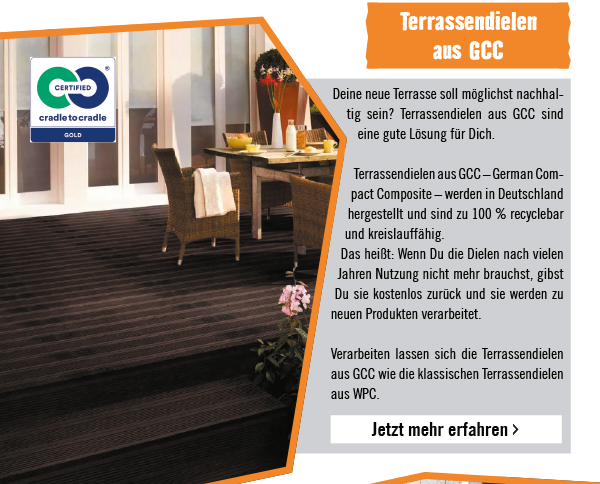 Terrassendielen aus GCC
