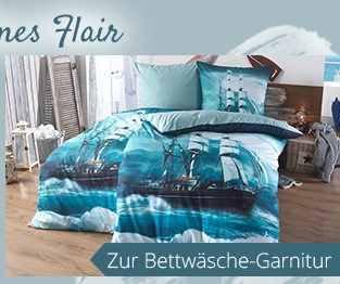 Zur Bettwäsche-Garnitur