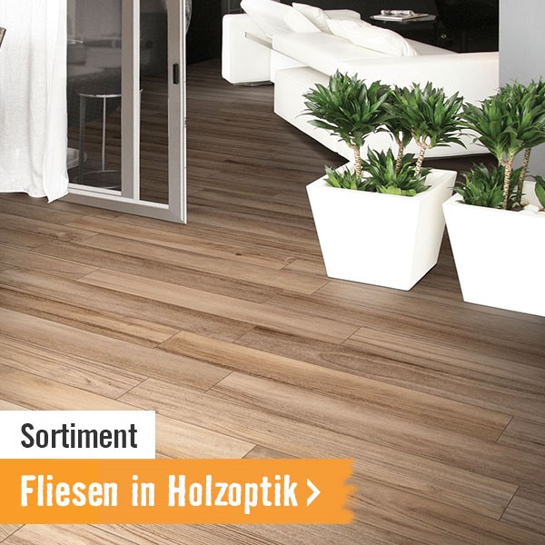 Sortiment Fliesen in Holzoptik