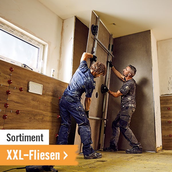 Sortiment XXL-Fliesen