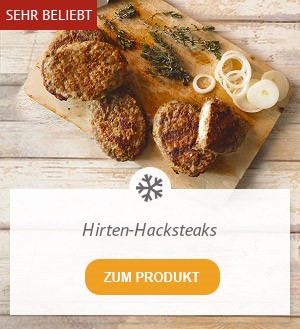 Beliebte Spezialität aus Schweine- und Rindfleisch, herzhaft mit frischen Kräutern und Knoblauch gewürzt. Der besondere Clou ist die üppige Füllung mit einer köstlichen Käsezubereitung mit Frischkäse und Kräutern. Zum Produkt.