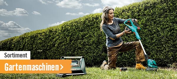 Sortiment Gartenmschinen