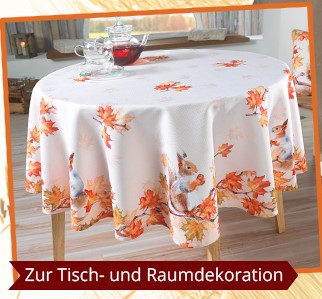 Zur Tisch- und Raumdekoration