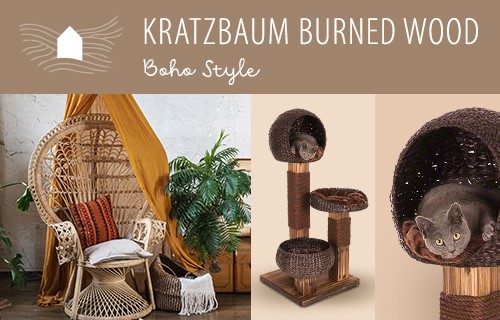 Kratzbaum Burnded Wood