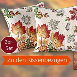 Zu den Kissenbezügen