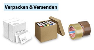 Verpacken & Versenden - Kartons, Briefumschläge uvm. Riesenauswahl zu kleinen Preisen!