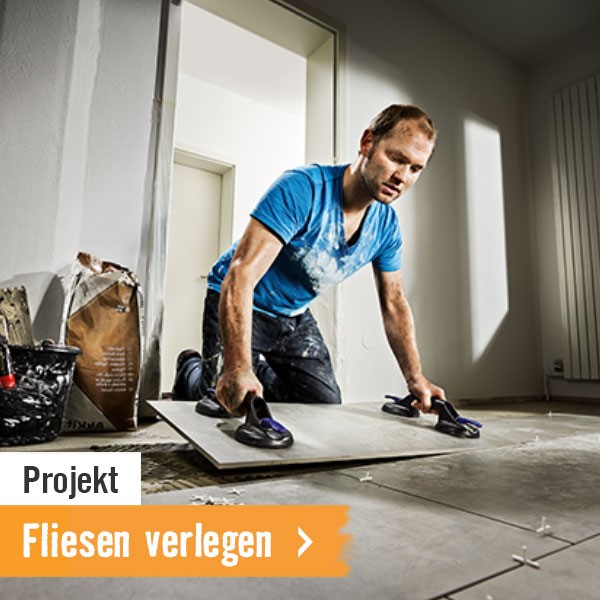 Projekt Fliesen verlegen