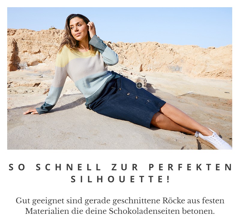  Jeansrock, Knopfleiste vorne, Komfortbund, Biobaumwolle