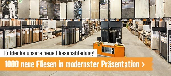Neue Fliesenabteilung