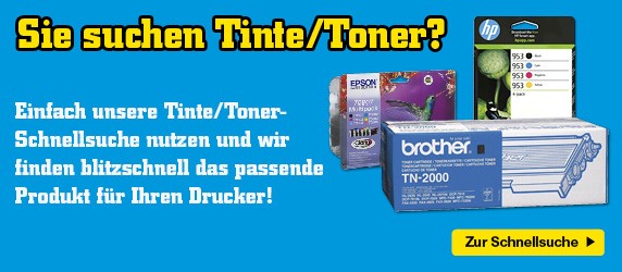 Suchen Sie Tinte oder Toner
