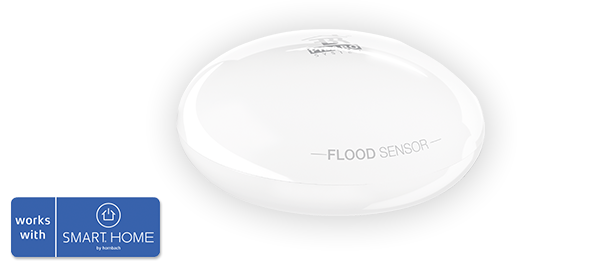 Fibaro Wassermelder mit Temperatursensor - Kompatibel mit SMART HOME by hornbach