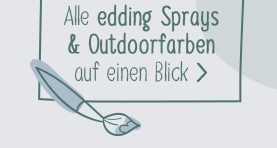 Alle edding Sprays & Outdoorfarben auf einen Blick