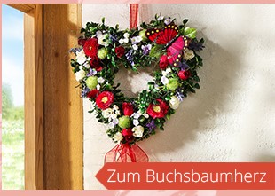 Zum Buchsbaumherz