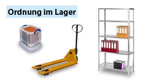 Lagerordnung - Mehr Ordnung durch Schränke, Regale, Aufbewahrungsboxen uvm.