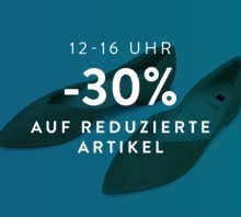 12-16 Uhr: -30% auf Sale
