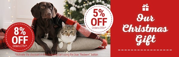 Get 5% or 8% OFF our entire range until 14.12.2021