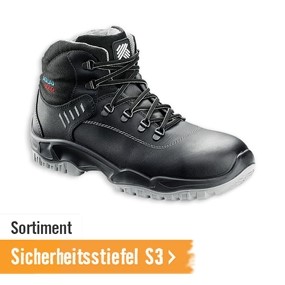 Sortiment Sicherheitsstiefel