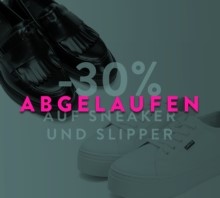 7-12 Uhr: 30% auf Sneaker und Slipper