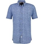 Lerros Hemd, Kurzarm, Button Down, Baumwoll-Leinen, für Herren 