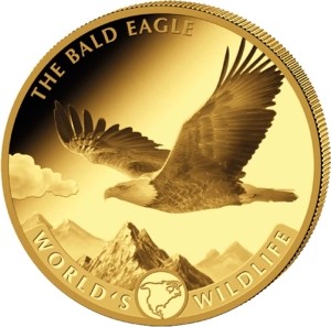 1 Unze Gold Kongo Weißkopfseeadler 2021