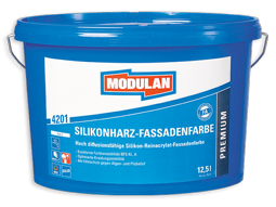 MODULAN Silikonharz-Fassadenfarbe 4201 weiß 12,5 l