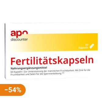 Fertilitätskapseln für den Mann von apodiscounter