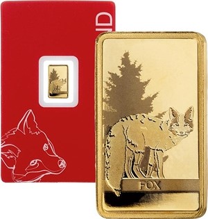 1 Gramm Goldbarren Schweiz Fuchs