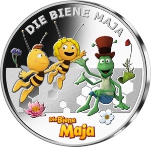 Gedenkprägung Die Biene Maja