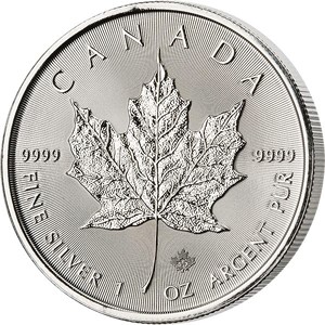 1 Unze Silber Kanada Maple Leaf 2021