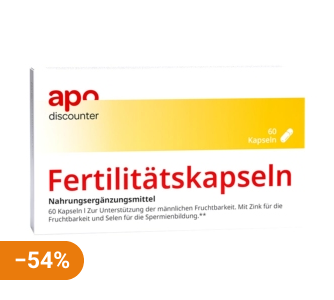 Fertilitätskapseln für den Mann von apodiscounter