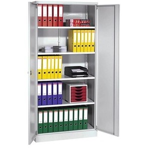 AKTION: Gürkan Stahlschrank 100064 lichtgrau 92,0 x 42,0 x 195,0 cm, zerlegt