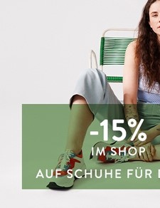 15% Rabatt auf Schuhe für die ganze Familie