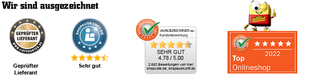 Wir sind ausgezeichnet